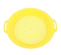 LALADEFIEE Cedazo de Arena Portátil Pequeño con Batea de Malla y Bolsa de Almacenamiento para Minería Herramienta Manual de Filtrado y Clasificación de Oro para Prospección al Aire Libre