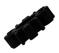 LALADEFIEE Clip de Silicona para Baquetas de Abrazadera Flexible y Duradera para Soporte de Baquetas Batería Electrónica Accesorio de Reemplazo Negro para Bastones de Percusión Fácil