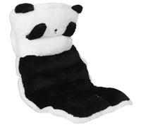 LALADEFIEE Cojín de Asiento para Coche de Peluche Diseño Panda, Funda de Felpa para Clima Frío, Fácil Instalación y Decoración Interior Mayoría Asientos