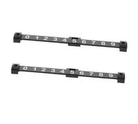 LALADEFIEE Contadores de Puntuación para Futbolín de Mesa, 2 Piezas Pequeñas de Plástico PP Negro, Marcador Compacto y Duradero para Juegos de Futbolín Infantiles y Accesorios de Juegos