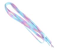 LALADEFIEE Cordones de Zapato Planos Degradados Tie-Dye 140 CM 2 Pares Coloridos Azúcar y Rosa Claro Cordones Elásticos para Zapatos Deportivos y Casuales