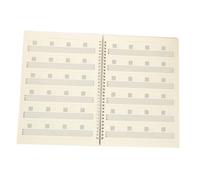 LALADEFIEE Cuaderno De Música Portátil A4 Para Guitarra Con Pentagrama, Libro De Acordes y Partituras, Bloc De Notas Para Guitarristas y Estudiantes, Regalo Para Amantes De La Música