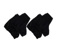 LALADEFIEE Cubiertas Elásticas y Ajuste Cómodo para Botas de Patinaje sobre Hielo en Poliéster, Protección Óptima Paquete de 2 Pares Color Negro para Competiciones y Entrenamiento