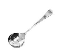 LALADEFIEE Cucharas para Cata de Café de Acero Inoxidable 304 Mango Cómodo y Diseño Redondo, Ideales para Evaluación en Hoteles y Restaurantes