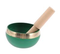 LALADEFIEE Cuenco de Colores Cuenco de Sonido para Yoga Meditación con Varilla de Madera para Musicoterapia Casa o Sala de Estar