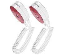 LALADEFIEE Cuerda Antipérdida para Control Remoto 2 Unidades Gancho Autoadhesivo sin Taladro, Accesorio de Cable de Seguridad Hogar, Práctico Cordón Portátil para Televisión y Vídeo