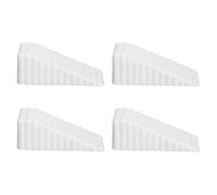 LALADEFIEE Cuñas para Puertas de Silicona de Color Claro, Topes de Puerta para Seguridad Hogar, 4 Piezas sin Olor que Evitan Queden Atrapados