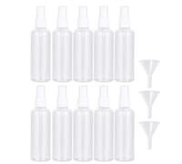 LALADEFIEE de Spray Recargables de Plástico Juego de 16 Botellas de 30 Ml con Embudo, Portátiles y Reutilizables, para y Trabajo