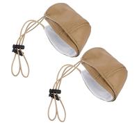 LALADEFIEE de Talón para Zapatos de Conducir Unisex Fundas Antideslizantes Reutilizables Color Caqui 4 Piezas Protección contra Rozaduras para Calzado al Conducir y Andar en Motocicleta
