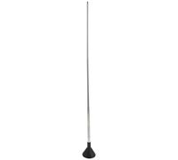 LALADEFIEE Detector de Fugas de Agua, Escuchador de Fugas Manual de Acero Inoxidable y Goma, Color Plata, para Tuberías de Agua Subterráneas y Líneas de Fontanería, Mantenimiento