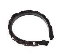 LALADEFIEE Diadema De Peluca De Perlas Diademas Adornadas Para Mujer Diademas Para Mujer Tocado De Accesorios Para El Cabello Para Diadema De Perlas Para Fibra Química