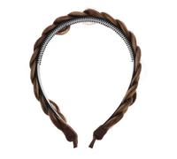 LALADEFIEE Diadema De Trenza Para Pelucas Accesorio De Cabello Diseño Bohemio y Antideslizante Para Eventos y Fotografía