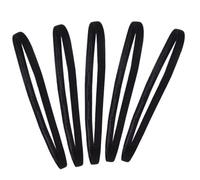 LALADEFIEE Diadema Elástica Deportiva para Yoga y Running, 5 Piezas, Tela Transpirable Alta Absorción de Sudor para Hombres y Mujeres en Actividades Deportivas
