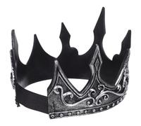 LALADEFIEE Diadema Medieval para Hombres de Espuma Pu Ligera y Diseño Antiguo de Tiara de Rey para Teatro y Halloween