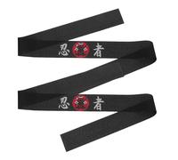 LALADEFIEE Diadema Ninja Japonesa Transpirable para Chef 2 Piezas Accesorio de Cocina Estilo Karate Banda Pelo Ajustable Adecuado para Deporte y Disfraz de Sushi