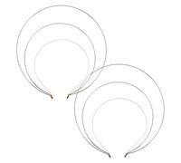 LALADEFIEE Diademas de Halo de Hierro de Triple Capa para Mujer, Accesorio DIY Versátil y Cómodo, Ideales para Cosplay y Vestimenta Tradicional, Paquete de 2 Piezas