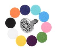 LALADEFIEE Difusor De Para Coche Clip Vent Freshener De Inoxidable Diseño Natural Incluye Almohadillas De Recambio Diversos Ambientador Para Ventilación De Auto