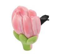LALADEFIEE Difusor De Para Coche Clip Ventilación Diseño Floral Ambientador De Auto Creativo y Elegante Compatible Aire Acondicionado Decoración Interior Automotriz