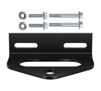 LALADEFIEE Enganche de Remolque para Cortacésped de Hierro Reforzado Accesorio Negro Kit de Enganche Resistente para Remolques y Uso Automotor Compatible para Transporte Seguro y Carga