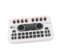 LALADEFIEE Equipo De Grabación Consola Mezcladora Para Dj Mezcladora Para Streaming En Consola De Mezcla Para Estudio De Estudio Musical