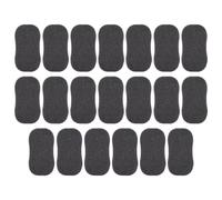 LALADEFIEE Esponjas Faciales Negras para Limpieza de Cabello y Piel, 20 Unidades por Paquete, Esponjas de Microfibra Absorbentes para Peluquería, Cepillo Depilatorio y Limpiador Facial