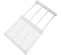 LALADEFIEE Estante de Tensión Ajustable para Armario y Cocina Divisores Extensibles de Plástico y Acero al Carbono 30-40 CM X 24 CM Organizador para Dormitorio y Baño