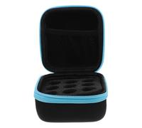 LALADEFIEE Estuche Compacto para Insulina 10 Ml 9 Compartimentos Almacenamiento Refrigerador para Organizador Acolchado de EVA Azul para Medicamentos y Viaje Diabéticos