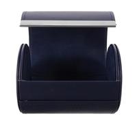 LALADEFIEE Estuche de Viaje para Corbatas: Estuche de PU para Guardar Corbatas, Organizador cilíndrico de Cuero PU, Enrollable portátil para Viajes de Negocios.