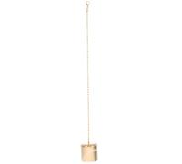 LALADEFIEE Extintor de Llama de Candelabro de Latón con Cadena, Accesorio Multipropósito para Apagar Velas y Lámparas de Aceite en Decoración del Hogar