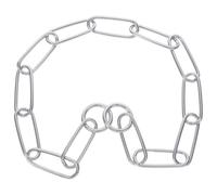 LALADEFIEE Fácil de Usar Acero Inoxidable para Perros Medianos y Grandes, Cadena Resistente a Mordeduras para Caminar y Adiestrar