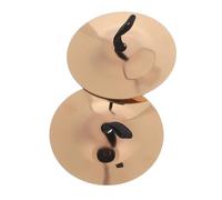 LALADEFIEE Finger Cymbals de Cobre para Instrumento Percusión Mini para Danza del Vientre Diseño Ligero y Ergonómico Sonido Claro para Educación Musical y Fiestas
