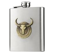 LALADEFIEE Frasco de Camping de Acero Inoxidable para Bebidas Alcohólicas, Compacto y Portátil, Adecuado para Viajes y Actividades al Aire Libre