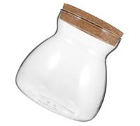 LALADEFIEE Frasco Ecológico para Terrario de Plantas Hidropónicas y Musgo, Tapa Ventilada y Tamaño Mediano para Jardines en Miniatura y Decoración Interior