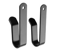 LALADEFIEE Gancho para Patineta de Metal Resistente, Soporte de Pared para Tablas de Surf y Snowboard, Colgador de Pared para Garaje y Almacenamiento en Hogar, Juego de 2 Piezas