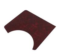 LALADEFIEE Golpeador para Guitarra Clásica Autoadhesivo de PVC, Placa Protectora Decorativa Marrón Tipo Carey, 7X6 Pulgadas, Protección contra Rayones para Guitarra Acústica y Folk, Accesorio