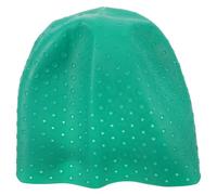 LALADEFIEE Gorro para Mechas de Silicona Verde con Kit para Teñir y Decolorar Cabello Casa Gorro de Resalte para Selección Precisa de Mechas y Técnicas de Frosting