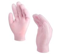 LALADEFIEE Guantes Hidratantes y Antimanchas para Manos Secas y Agrietadas, Tamaño Medio, Función Exfoliante y Humectante, para Mujer y Niñas, Uso Hogar, Color Rosa