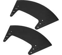 LALADEFIEE Guardabarros Lateral Para Silla De Ruedas Deportivas 2 Piezas Negras Repuesto Ajustable Protección Contra Viento y Barro Accesorios Para Silla De Ruedas Eléctricas Adulto