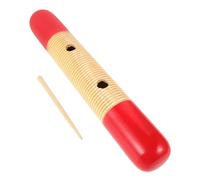 LALADEFIEE Güiro de Madera Tradicional en Forma de Rana para Niños, Instrumento de Percusión Latinoamericano Educativo y Divertido Palo, Adecuado para Aulas de Música E Iniciación Infantil