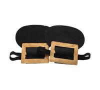 LALADEFIEE Hebillas Doradas para Zapatos de Abogado Vintage 1 Par de Accesorios de Disfraz Histórico para Hombre Cubiertas para Zapatos para Cosplay y Eventos Temáticos