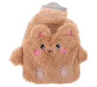 LALADEFIEE Hot Water Bag con Funda de Peluche Cartucho Desmontable y Lavable para Calentamiento de Manos Cuerpo y Pies para Hogar Oficina o Viaje