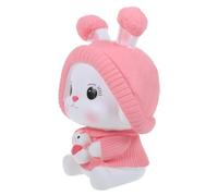 LALADEFIEE Hucha Decorativa de Vinilo Alcancía Infantil Adorable Forma de Estatua para de Monedas y Decoración de Escritorio Regalo