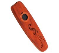 LALADEFIEE Instrumento Musical Kazoo de Madera para Acompañamiento en Guitarra y Ukelele Fácil Uso y Calidad de Sonido para Músicos en Formación