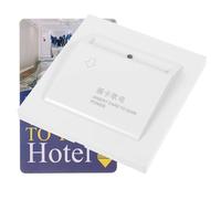 LALADEFIEE Interruptor Tarjeta para Hotel 40a Diseño de Panel Blanco y Control Seguro de Energía para Alojamientos y Gestión