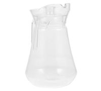 LALADEFIEE Jarra de Jugo Acrílica Transparente de 1.5l Tapa Segura, Hervidor Versátil para Bebidas Frías y Calientes, Contenedor Adecuado para Limonada, Té y Fiestas Familiares