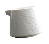 LALADEFIEE Jarra de Leche de Cerámica 225 Ml Pequeña Multifuncional Diseño Ergonómico para Café Salsa y Crema Uso Doméstico y Profesional
