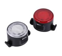 LALADEFIEE Juego de Luces Portátiles y Resistentes al Agua para Bicicleta Recargables USB, Luces Delanteras y Traseras Accesorio Adecuado para Ciclismo y Trabajo Oscuridad