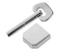 LALADEFIEE Juego de Piezas de Repuesto y Diseño Profesional Accesorio de Metal Plata Bloque Deslizante y Perilla, Fácil Instalación para Metrónomo Mecánico de Piano