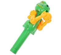 LALADEFIEE Juguete Dispensador Dinosaurio Verde Robot Educativo para Niños Caja de Almacenamiento de Dulces Fomenta Creatividad y Diversión Fiestas