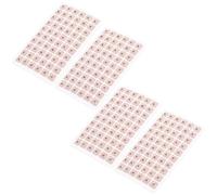 LALADEFIEE Kit de Acupresión para Oreja 240 Piezas de Plástico Amarillo, Pegatinas para Masaje y Cuidado Auditivo para Aliviar y Estimular Puntos Auriculares
